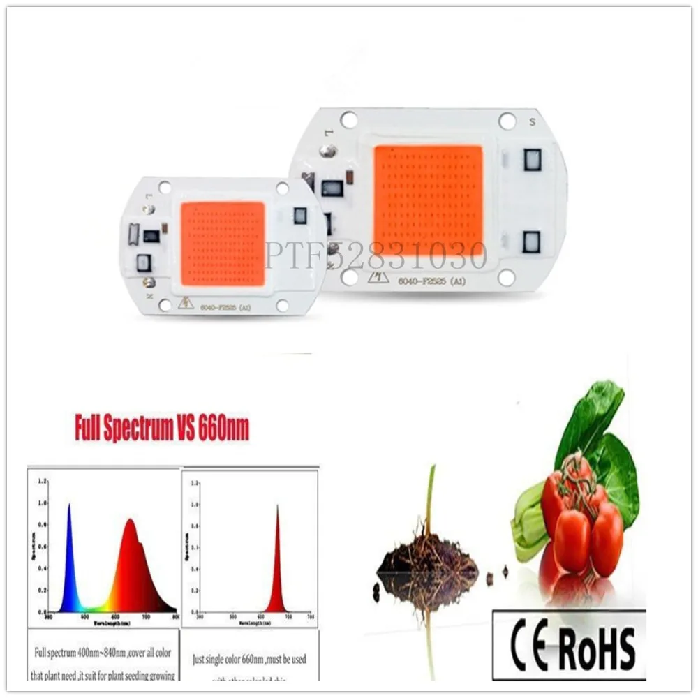 Plant Grow Light Full Spectrum - LED COB Chip For Grow Plant