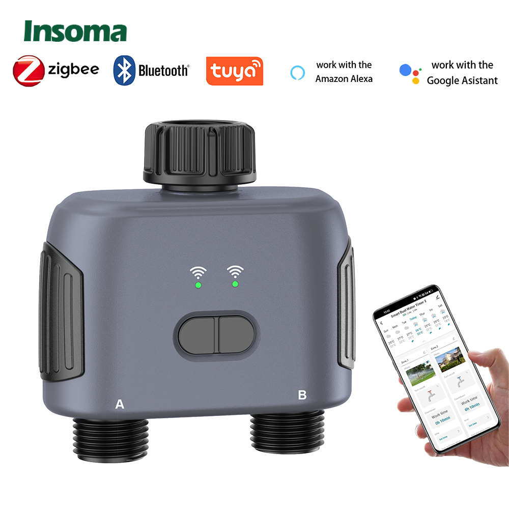 Smart Garden Kit - Insoma Automatic Water Timer 2-Outlet Garden
