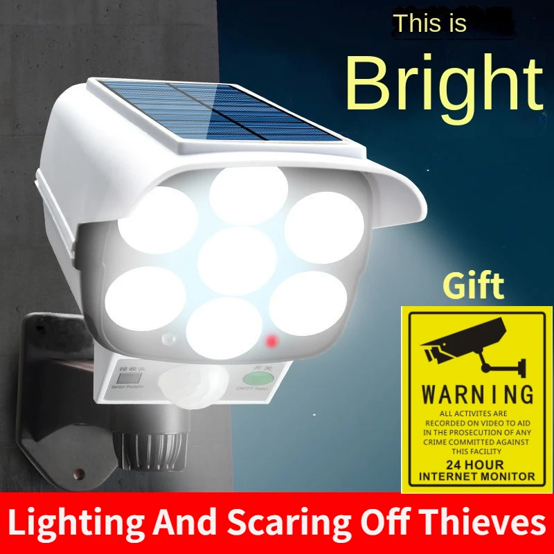 Outdoor Solar Light Motion Sen - Garden Camera 评论和价格