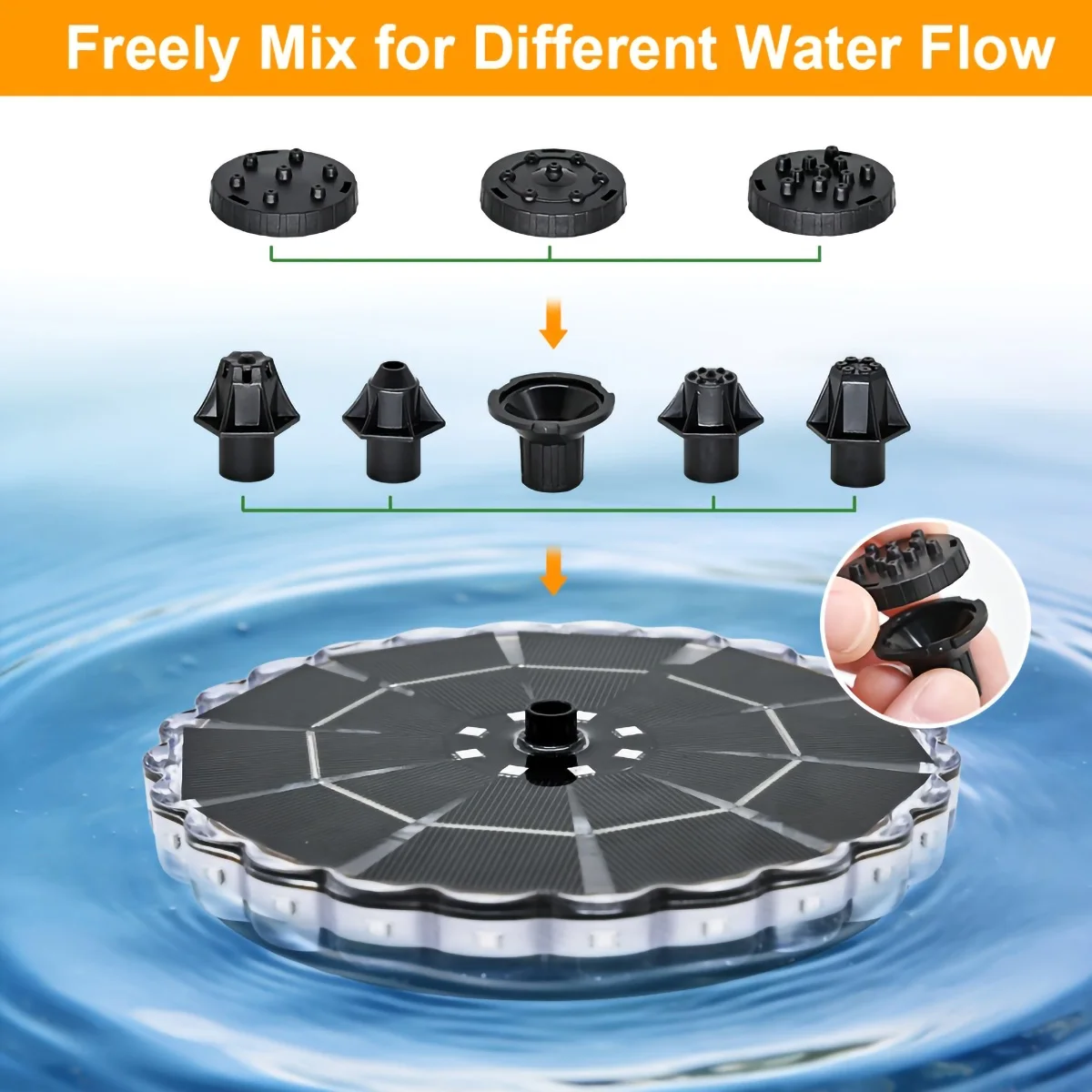 3.5W Outdoor Solar Fountain fo - Indoor Garden Kit 评论和价格