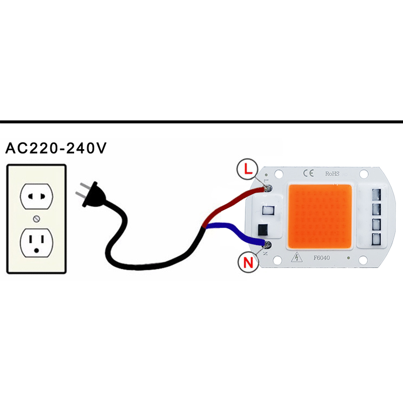 5Pcs LED Grow COB Light Chip F - Plant Grow Light Full Spectrum 评论和价格