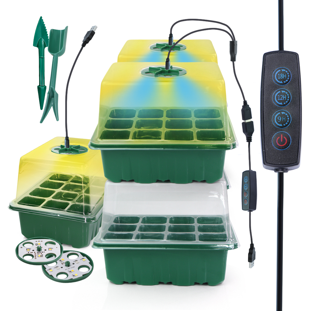 LED Nursery Pots with Grow Lig - Grow Light Led 评论和价格