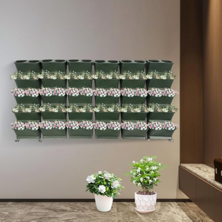 Vertical Wall Planter For Balc - Self Watering Planter 评论和价格