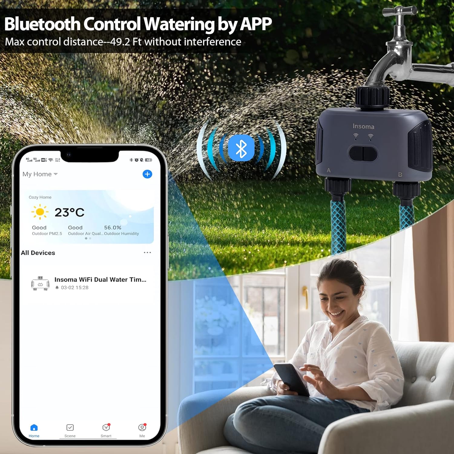Insoma Automatic Water Timer 2 - Smart Garden Kit 评论和价格