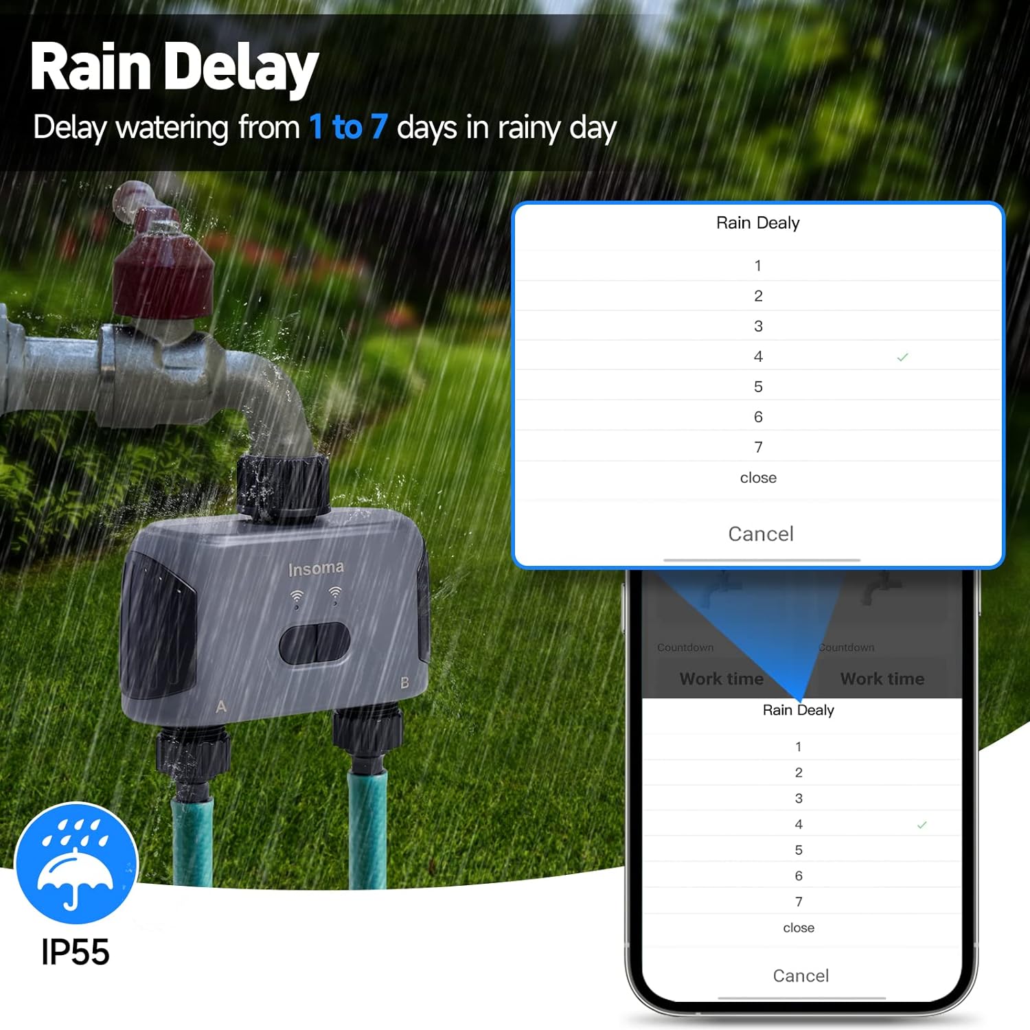 Insoma Automatic Water Timer 2 - Smart Garden Kit 评论和价格